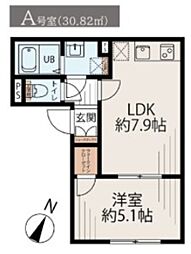 Cielstella 池袋 1LDKの間取図画像