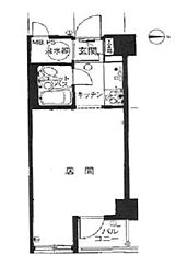 シャルマン赤坂 ワンルームの間取図画像