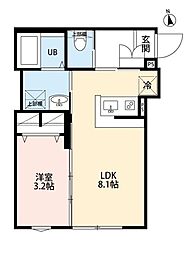 robot home 一之江III 1LDKの間取図画像