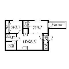 物件の間取り