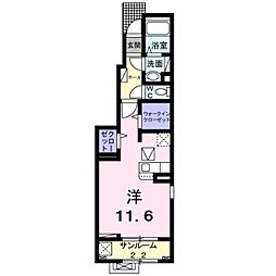 グランアベリア ワンルームの間取図画像