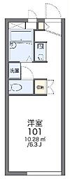 レオパレスカーネル 1Kの間取図画像