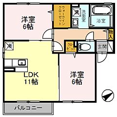 物件の間取り