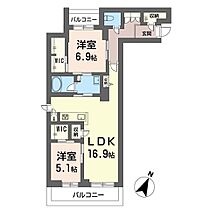 浦和美園ローカス 00304 ｜ 埼玉県さいたま市緑区大字中野田5-1（賃貸マンション2LDK・3階・75.81㎡） その2