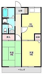 ソフィア湘南 2DKの間取図画像
