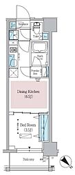 アーバネックス日本橋横山町 1DKの間取図画像