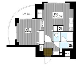 横浜市西区平沼2丁目マンション 1LDKの間取図画像