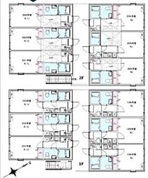 川崎市多摩区西生田5丁目アパート 1Kの間取図画像