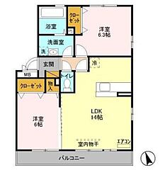 物件の間取り