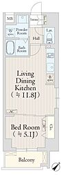 AVENIR渋谷本町 1LDKの間取図画像