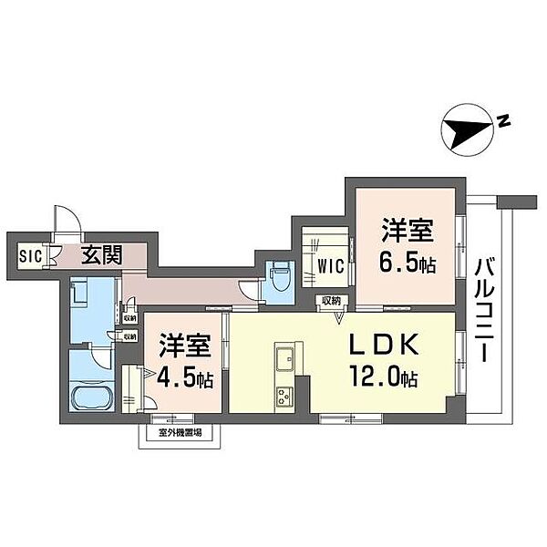 エイゾウ　ナカマチダイ 00202｜神奈川県横浜市都筑区仲町台１丁目(賃貸マンション2LDK・2階・59.12㎡)の写真 その2