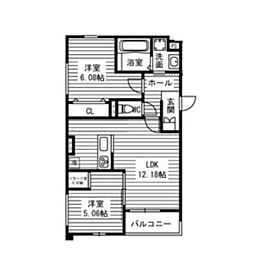 メゾン・アイ 2LDKの間取図画像