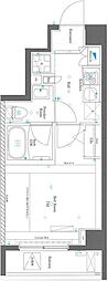 AZEST赤塚新町 1Kの間取図画像