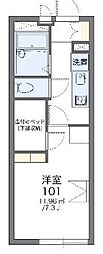 レオパレスコトエ 1Kの間取図画像