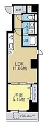 MAISON M.K. 5階1LDKの間取り