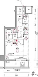 OMNIA FRAME 横濱吉野町 1Kの間取図画像