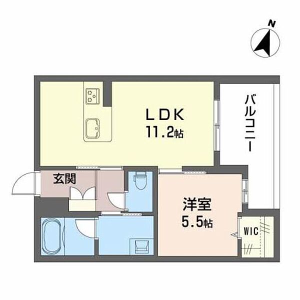 ＴＨＥ　ＨＥＡＶＥＮ A0202｜熊本県熊本市中央区南熊本４丁目(賃貸マンション1LDK・2階・41.28㎡)の写真 その2