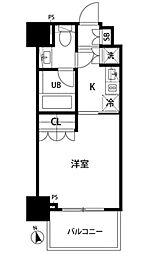 セントラル銀座 1Kの間取図画像
