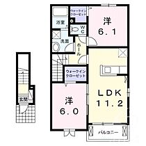 クラール　ブリーゼB棟  ｜ 大阪府柏原市円明町（賃貸アパート2LDK・2階・57.64㎡） その2