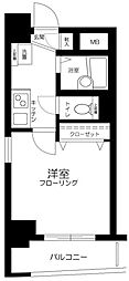 フェニックス日本橋浜町公園 1Kの間取図画像