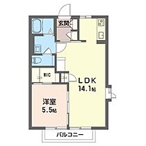 ビューレジデンス 00201 ｜ 埼玉県和光市丸山台３丁目8-8（賃貸アパート1LDK・2階・44.70㎡） その2