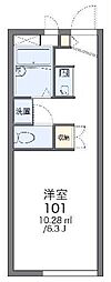 レオパレスNEWSILVERRESIDENCEキヤッロットアサミ 1Kの間取図画像