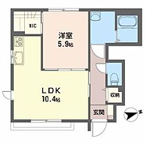 ブランシェ山王 101 ｜ 岩手県盛岡市山王町3-26（賃貸アパート1LDK・1階・46.40㎡） その2