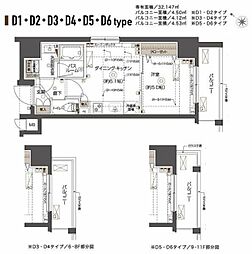 ZOOM西五反田 1DKの間取図画像