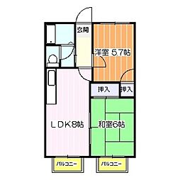 ハイツみやび 2階