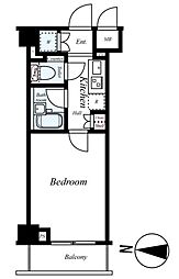 ルーブル蒲田南六番館 1Kの間取図画像