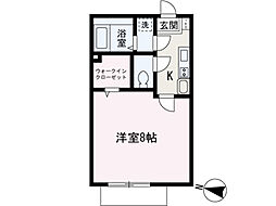 ベストステージ2nd 1Kの間取図画像