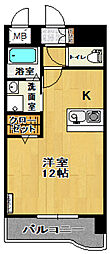 セレーノ・2 ワンルームの間取図画像