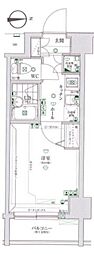 スパシエアルカーノ府中 1Kの間取図画像