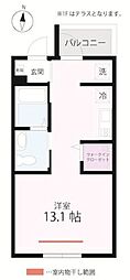 QUIET CRAB HOUSE 小島新田(仮) ワンルームの間取図画像