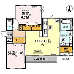 物件の間取り