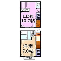 チリエージョ  ｜ 埼玉県川口市桜町１丁目（賃貸テラスハウス1LDK・--・44.15㎡） その2