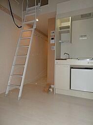 ユナイト桜本ラヴロック 1階ワンルームのリビング/ダイニング