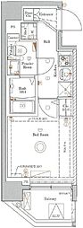 ユリカロゼ新小岩 1Kの間取図画像