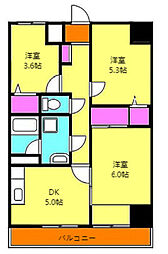 グランディール西川口 3DKの間取図画像