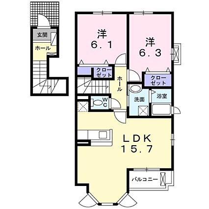 シャン・ド・フルール壱番館_間取り_0