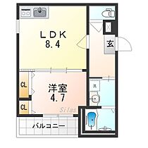 フジパレス住吉遠里小野III番館  ｜ 大阪府大阪市住吉区遠里小野５丁目（賃貸アパート1LDK・1階・35.05㎡） その2