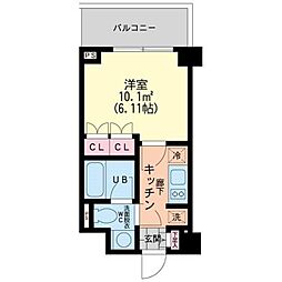 エスティメゾン新中野 1Kの間取図画像
