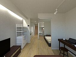 Common稽古町 201 2階1LKのリビング/ダイニング