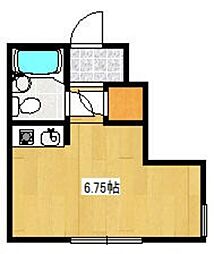 第2ナガタビューハイツ ワンルームの間取図画像