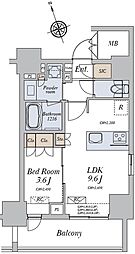 間取図画像 1LDK