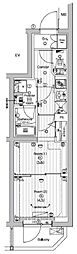 PREMIUMCUBE中野新橋DEUX 2Kの間取図画像