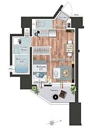 間取図画像 1LDK