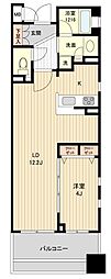 HF銀座レジデンスEAST 1LDKの間取図画像