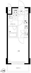 ルーブル川崎七番館 1Kの間取図画像
