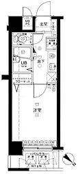 メインステージ巣鴨 1Kの間取図画像